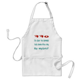 Back Off Adult Apron