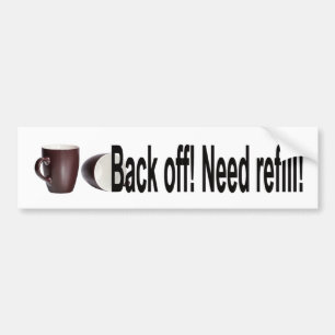Back Off Bumper Sticker