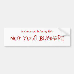 Back Off Bumper Sticker