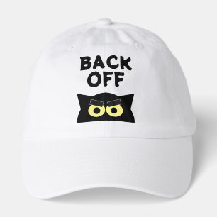 Back Off funny fierce kitty cat hat