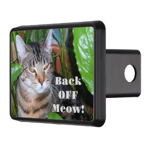 Back Off Meow Cat Hitch Cover