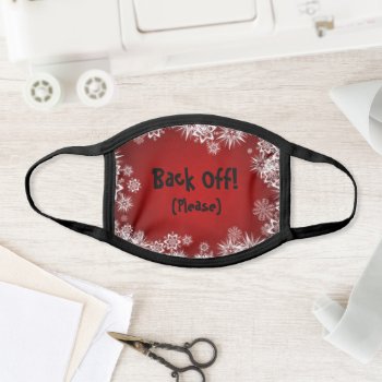 Back Off!  Please Mask by Stoned_Hamster at Zazzle