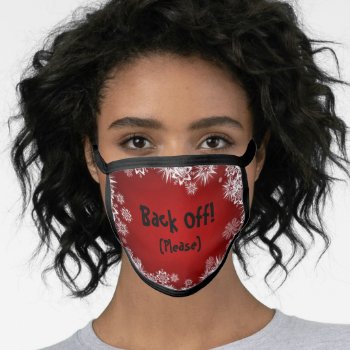 Back Off!  Please Mask by Stoned_Hamster at Zazzle