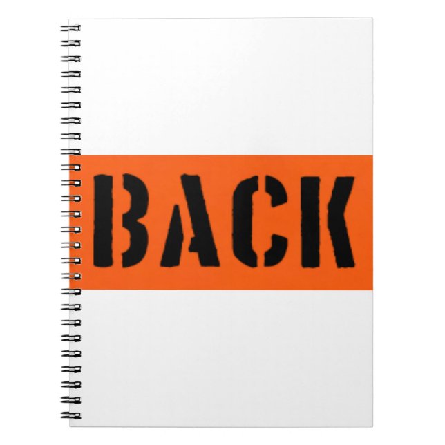 Back on Front Notebook (Front)