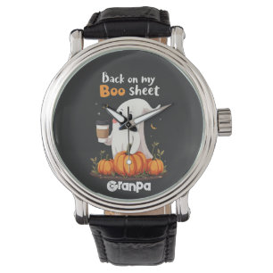 Back On My Boo Sheet Funny Halloween Boo Ghost   Watch