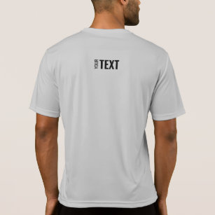 Back Print Design Template Modern Sport Mens T-Shirt