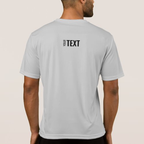 Back Print Design Template Modern Sport Mens T_Shirt