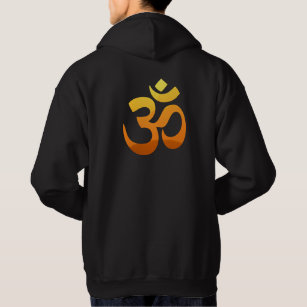 Back Print Om Mantra Symbol Yoga Men's Hoodie