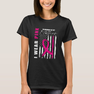 Back Print Pink Mom Breast Cancer Awareness T-Shirt