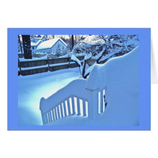 Back Railing in snow Cards