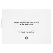 Back Railing in snow Cards (Back Horizontal)