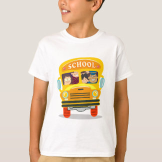 BACK SCHOOL SCHOOLBUS BUS STUDENTS TRANSPORTATION T-Shirt