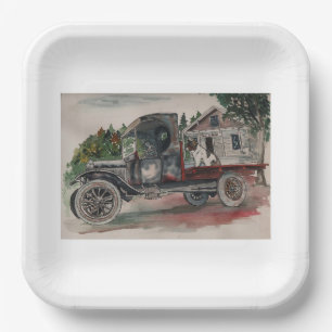 Back Seat Driver Paper Plates