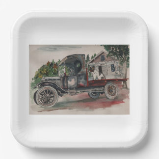 Back Seat Driver Paper Plates