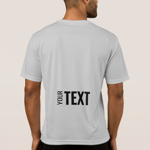 Back Side Print Template Modern Sport Mens T_Shirt