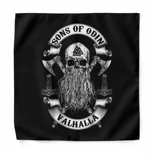 Back-Sons Of Odin- Vikings Nordish Bandana (Front)