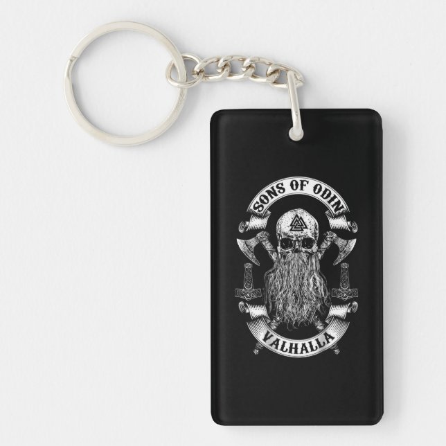 Back-Sons Of Odin- Vikings Nordish Keychain (Front)