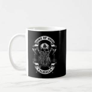 Back-SONS OF ODIN- Vikings Nordish Odin Thor Coffee Mug
