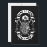 Back-Sons Of Odin- Vikings Nordish Save The Date<br><div class="desc">Back-Sons Of Odin- Vikings Nordish</div>