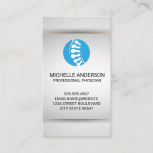Back Spine Health and Wellness Business Card