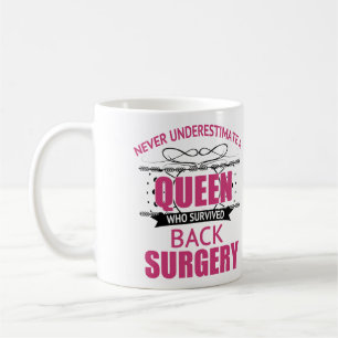 Back Surgery Recovery For Women Coffee Mug