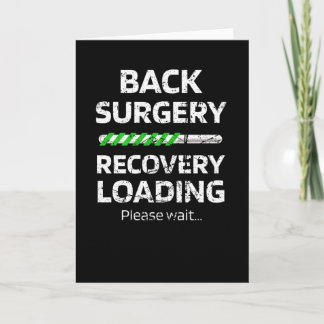 Back Surgery Recovery Gift Spine Surgery Survivor Card