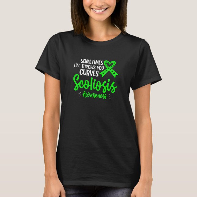 Back Surgery Recovery Scoliosis Awareness  13 T-Shirt (Front)