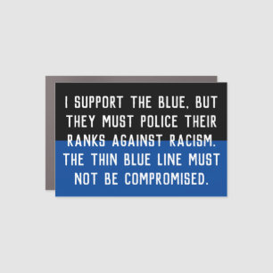 Back the Blue Car Magnet