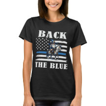 Back The Blue Gnome Mounted Police