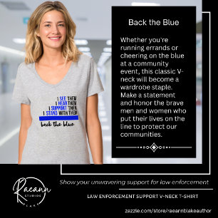 Back the Blue Law Enforcement T-Shirt