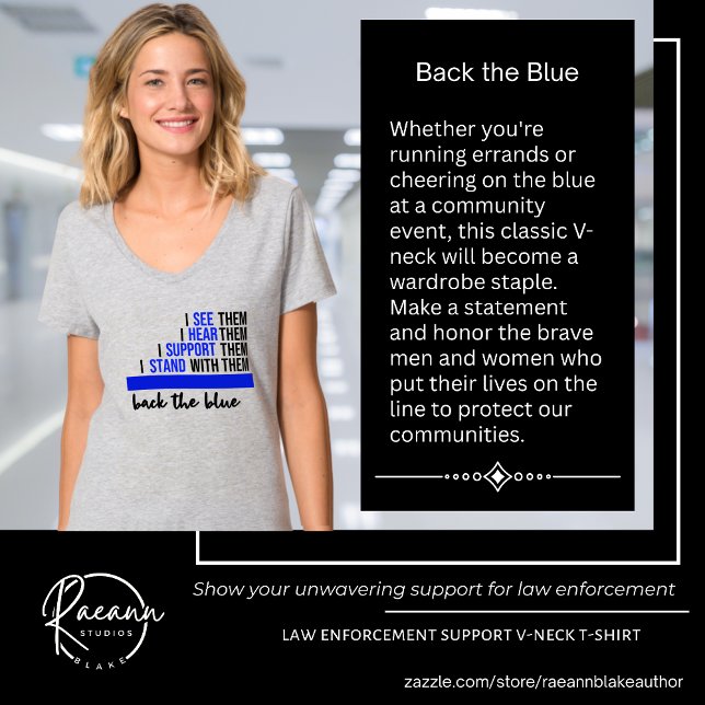 Back the Blue Law Enforcement T-Shirt (Creator Uploaded)