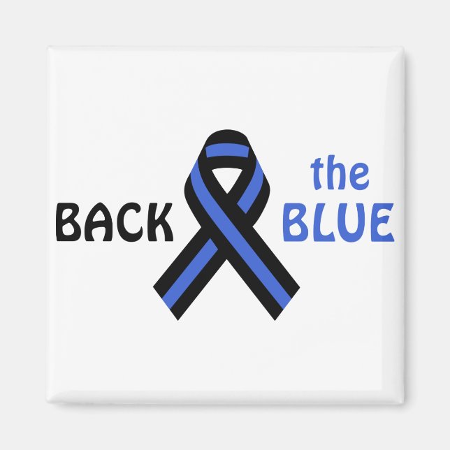 Back the Blue Magnet (Front)