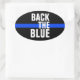 BACK THE BLUE SUPPORT POLICE BUMPER STICKER | Zazzle