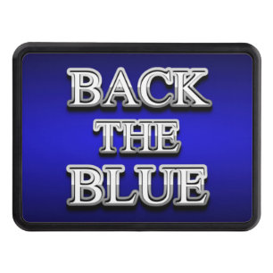 Back The Blue Thin Blue Line Hitch Cover