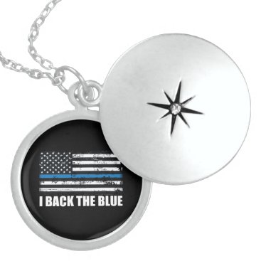 Back the Blue Thin blue line USA Flag MAGA WWG1WA Locket Necklace Back the Blue Thin blue line USA Flag MAGA WWG1WA Locket Necklace