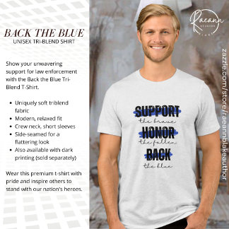 Back the Blue Tri-Blend Shirt