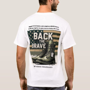 Back the Brave – Veteran Homelessness T-Shirt