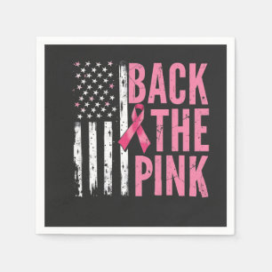 Back the Pink Breast Cancer Awareness Month Napkins