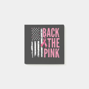 Back the Pink Breast Cancer Awareness Month Post-it Notes