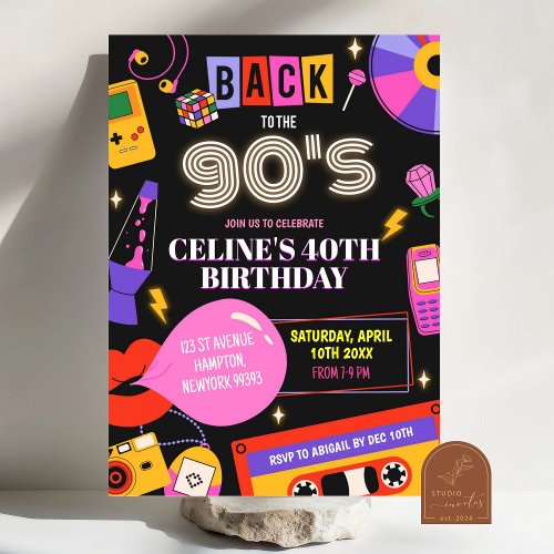 Back to 1990s Groovy Mixtape Birthday Party