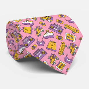 Back to 90s Funny Y2K Colorful Neck Tie