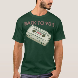 Back To 90s Mixtape Vintage Cassette T-Shirt