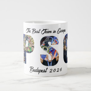 Back To Back Champions Personalized Paris PSG Giant Coffee Mug
