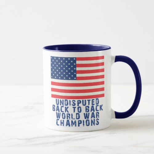 Back to Back World War Champions Mug