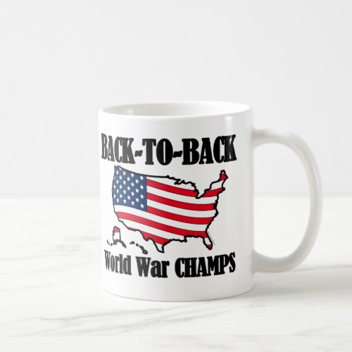 Back_To_Back WW Champs USA Shape Coffee Mug
