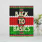 Back to Basics: Kenya Flag-Themed  Weaving Culture (Standing Front)