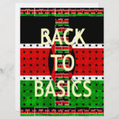 Back to Basics: Kenya Flag-Themed  Weaving Culture (Front/Back)