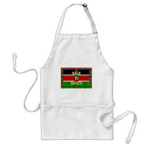 Back to Basics: Kenya Flag Themed Weaving Culture Adult Apron