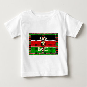 Back to Basics: Kenya Flag Themed Weaving Culture Baby T-Shirt