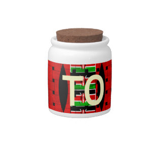 Back to Basics: Kenya Flag Themed Weaving Culture Candy Jar